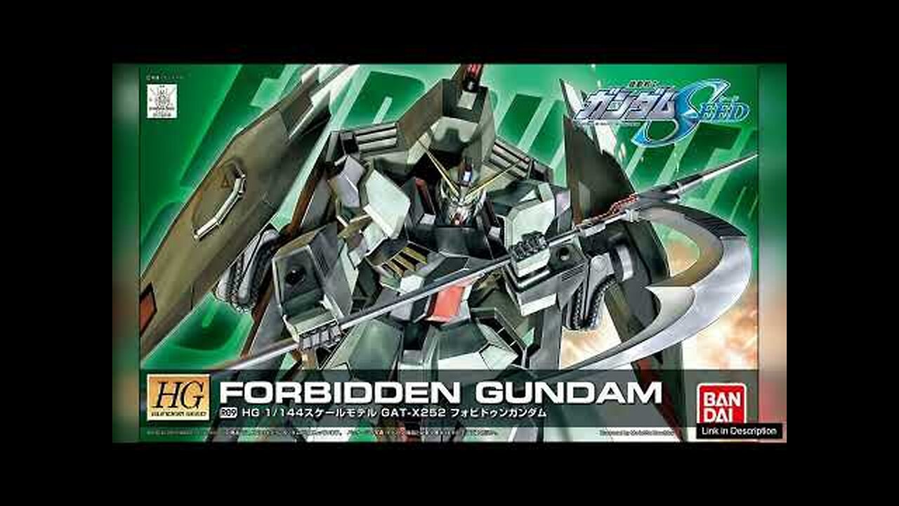 Gundam: HG 1/144 Scale Model Kit: R09 Forbidden Gundam Review