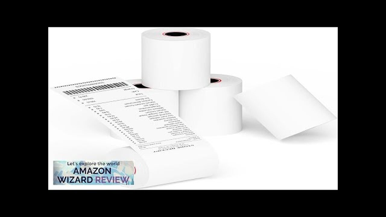 2 1/4''x 85' Thermal Receipt Paper Rolls POS Cash Register Paper Roll Review