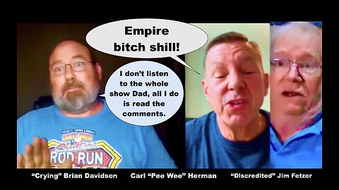 Jim Fetzer Protege Brian Davidson Scared His Daughter Sees Jews Not Bitches In Carl Herman Comments