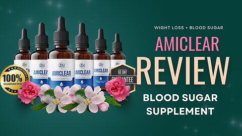 The #1 Blood Sugar Supplement You Need - Amiclear Explained Inside!