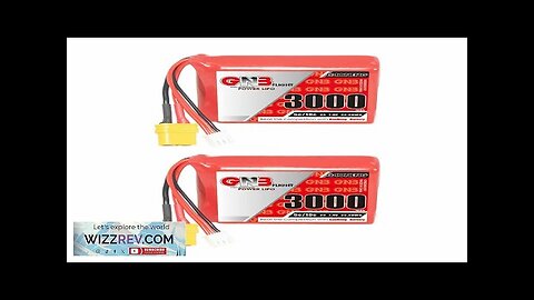 Gaoneng GNB 7.4V 3000mAh 5C 2S LiPo Battery XT60 Plug for Radiomaster Review