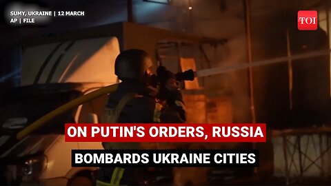 Putin Unleashes Hell On Ukraine; Russia Rains Missiles, Drones On Kyiv In Revenge Strike