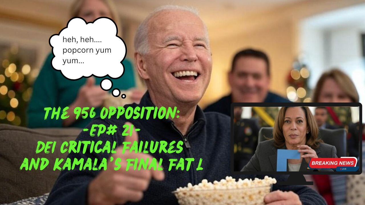 The 956 Opposition - EP# 21 - DEI Critical Failures and Kamala's Final Fat L