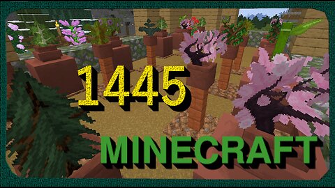 Lets Play Minecraft Episode – 1445 Plant store and landscaping