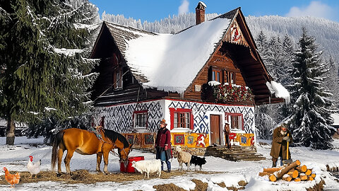 You Won't Believe This Romanian Mountain Village Exists - Life in a Winter Fairytale!