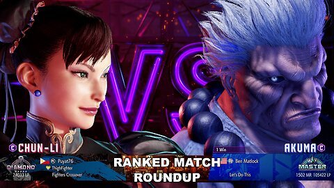 Kuya Kalbo SF6 Casual Match Roundup. Chun Li 4 star Diamond Rank [Hori Fight Stick]