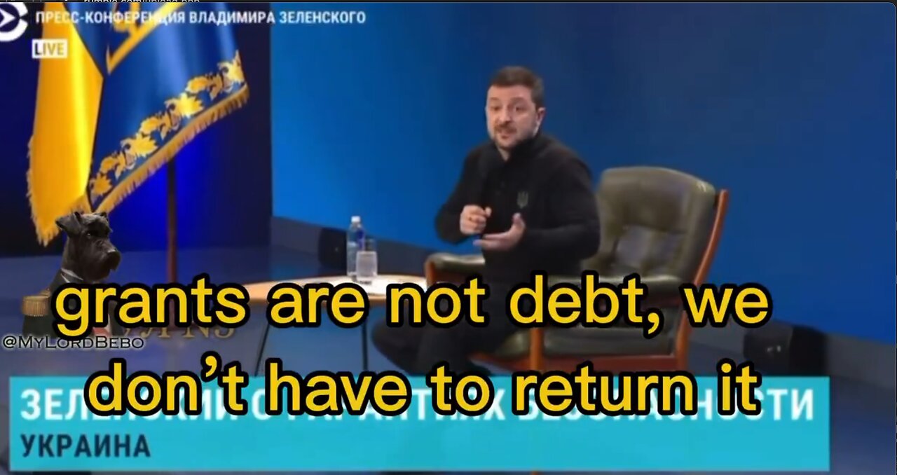 Zelensky slaps Trump: Ukraine got less than 100 billions and it was grant so we will not return it!!