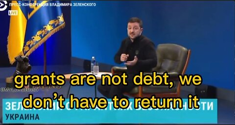 Zelensky slaps Trump: Ukraine got less than 100 billions and it was grant so we will not return it!!