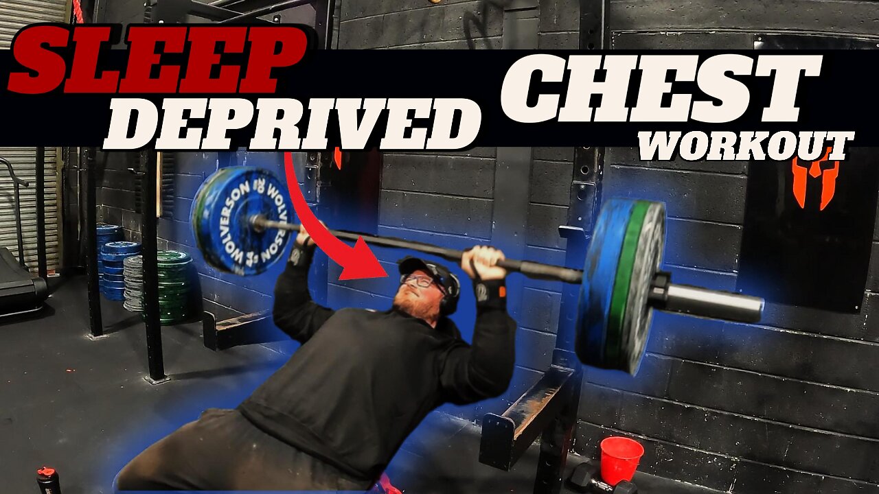 Training Chest With No Sleep - CHEST DAY || Day 28