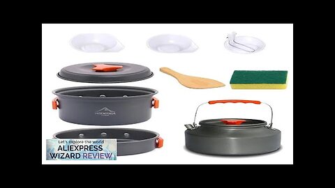 Widesea Camping Tableware Outdoor Cookware Set Pots Tourist Dishes Bowler Kitchen Equipment Review