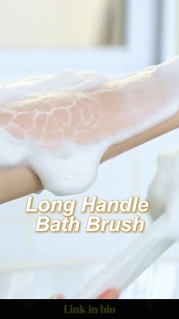 Long Handled Exfoliating Bath Brush