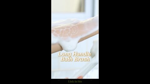 Long Handled Exfoliating Bath Brush