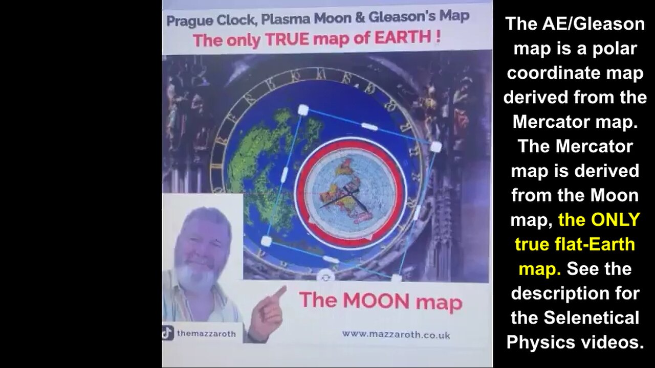 The Moon Map Is the ONLY True Flat-Earth Map! NWO AE/Gleason-Map Gatekeepers Don't Want You to Know!