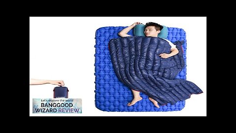 Down Sleeping Bag Outdoor Adult Children Camping Ultra Light Portable Patchwork Double Review