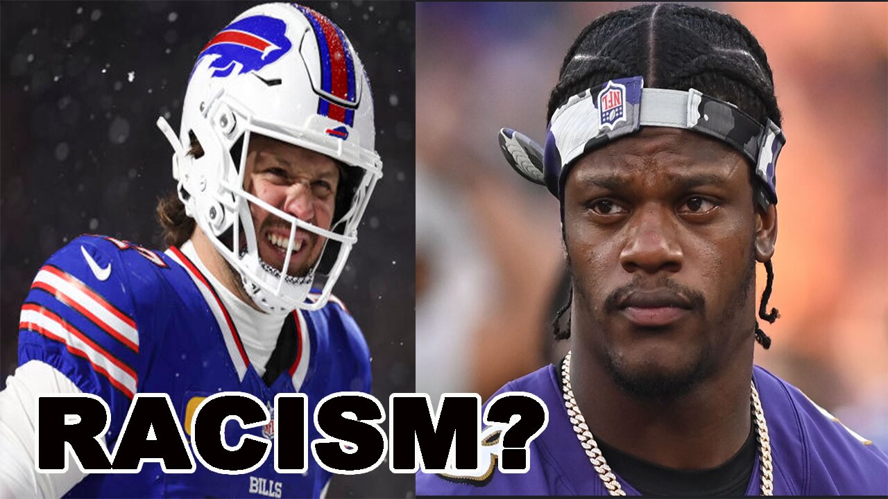 NFL "Fans" FREAK OUT! SCREAM RACISM and DEI because Josh Allen won MVP over Black QB Lamar Jackson!