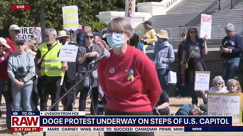 DOGE Protester Expresses How Frightening It Is To Get An Email From Your Boss
