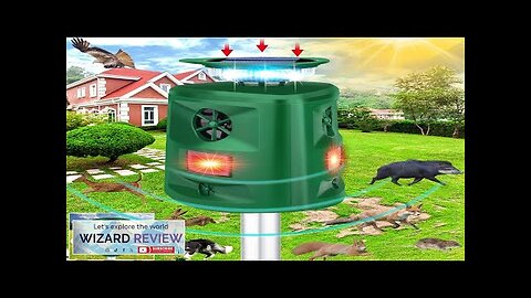 Solar Animal Repeller360° Ultrasonic Animal Repellent OutdoorCat Repellent Outdoor Review