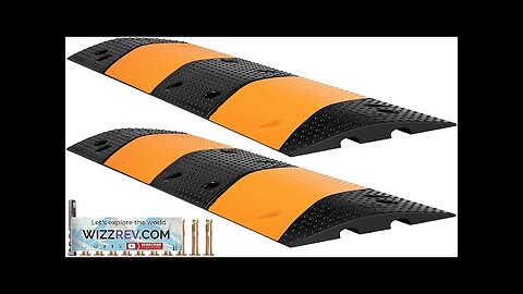 VEVOR Rubber Speed Bump 2 Pack 2 Channel Speed Bump Hump 40.2" Review