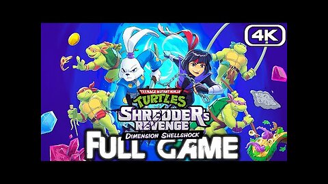 TMNT SHREDDER'S REVENGE DLC Gameplay Walkthrough FULL GAME (4K 60FPS) No Commentary