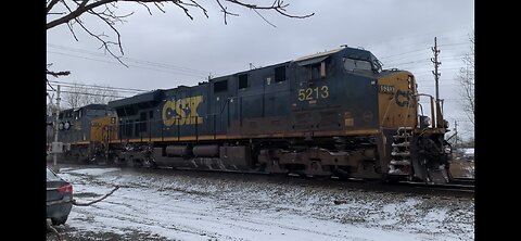 Lightning Fast CSX Train part 5 Action Trio