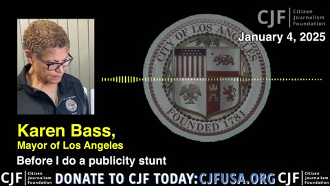 LA Mayor Karen Bass Leaked Call 🔥 Dropped Cryptic Warning Before LA Fires