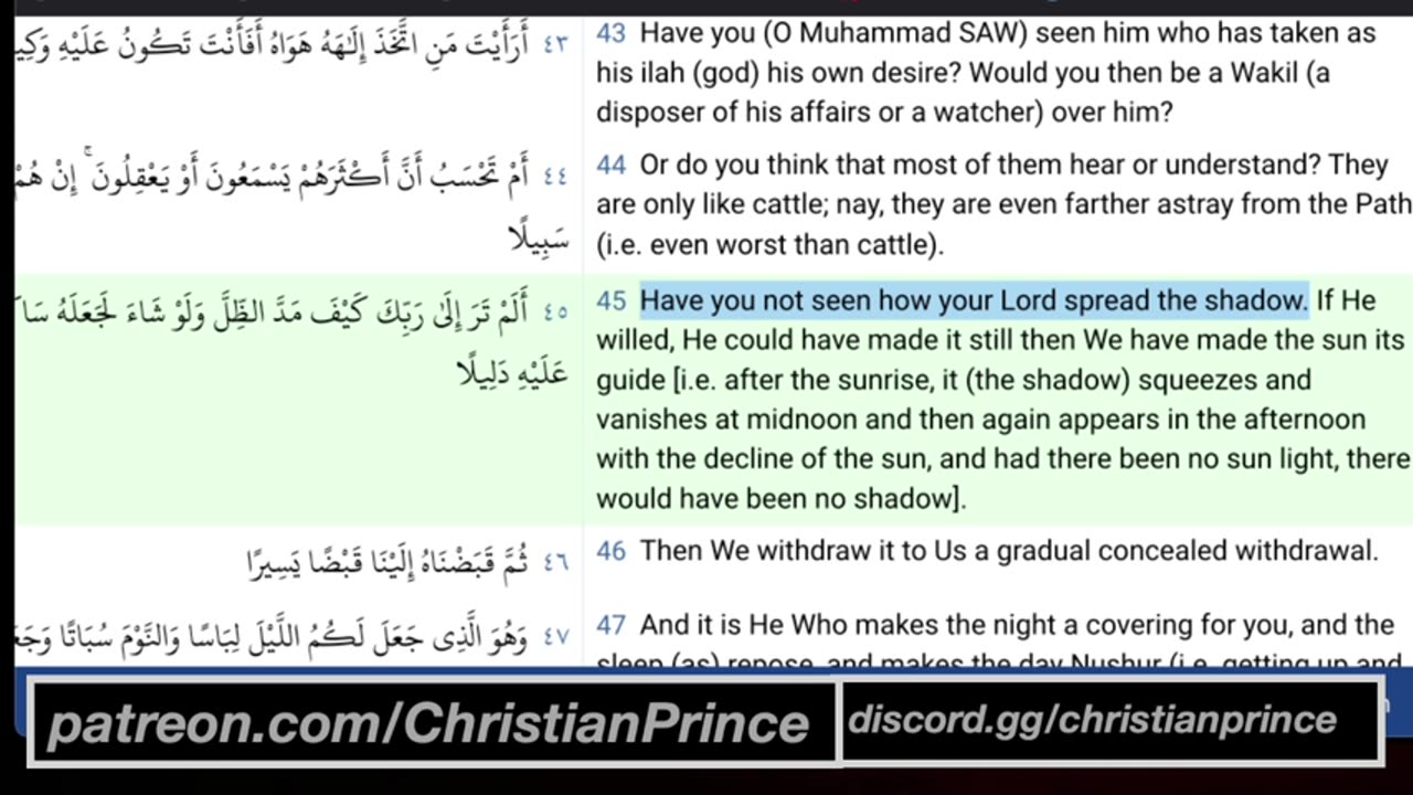 Christian prince The Language is very broken