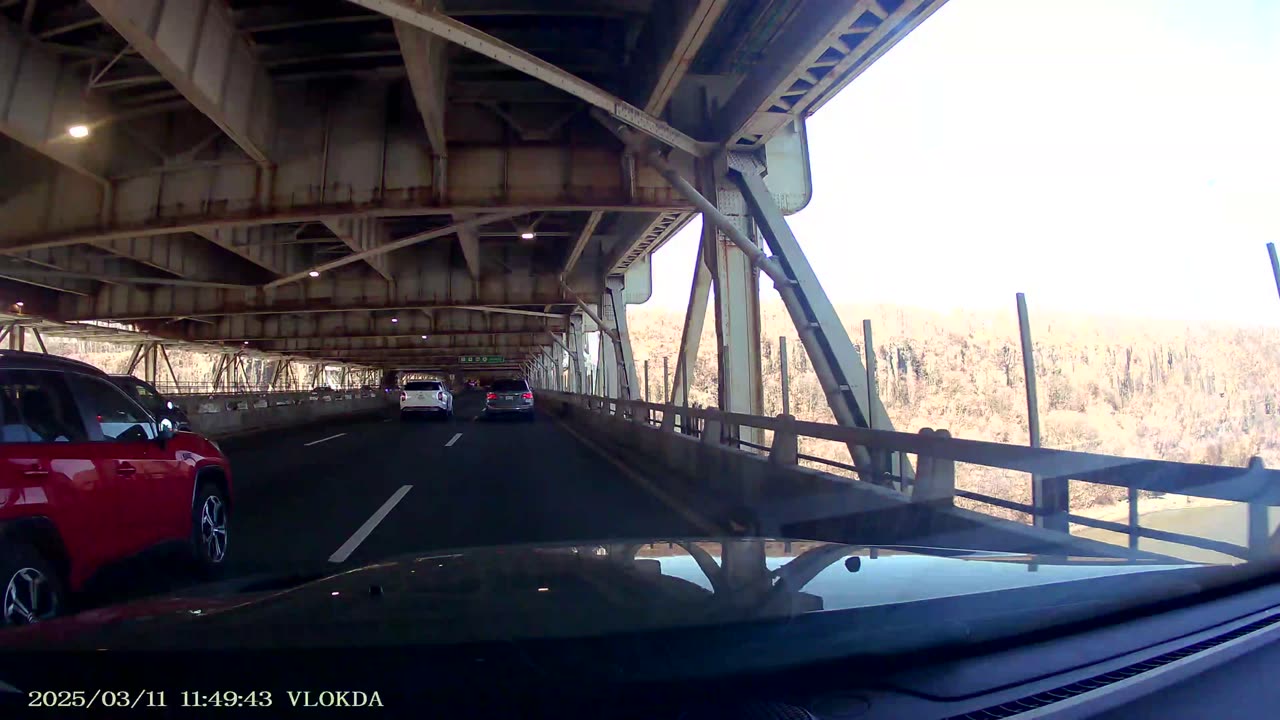 George Washington Bridge Lower Level To New Jersey