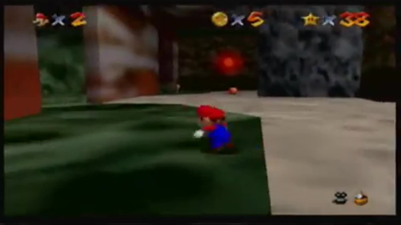 Super Mario 64 - Hazy Maze Cave - Navagating the Toxic Maze