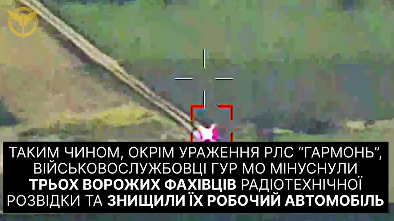📡🔥 GUR destroyed the Russian radar station 1L122 “Harmon” together with
