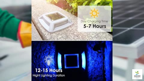 SunFlickt Solar Dock Lights Driveway Deck Lights