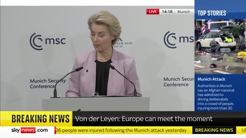 EU chief Ursula von der Leyen attacks Trump’s tariffs, claiming ‘trade wars make