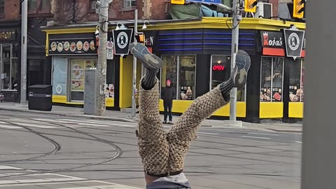 Crosswalk Handstand