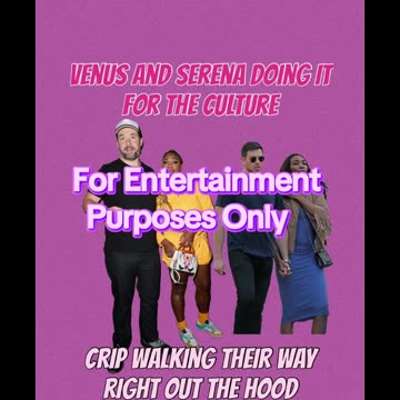 Venus and Serena Williams #Venus #SerenaWilliams #Serena #TadpoleTriplett #Comedy #Comedian