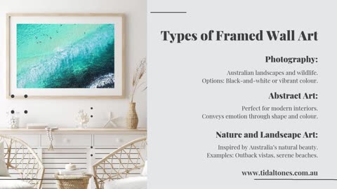 Framed Wall Art | Tidal Tones