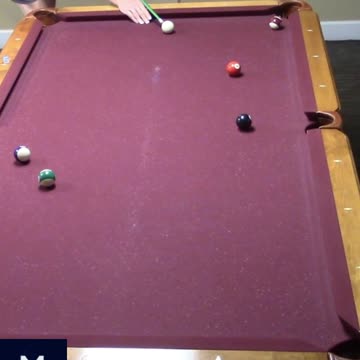 HARD ANGLE TO THE SIDE POCKET!