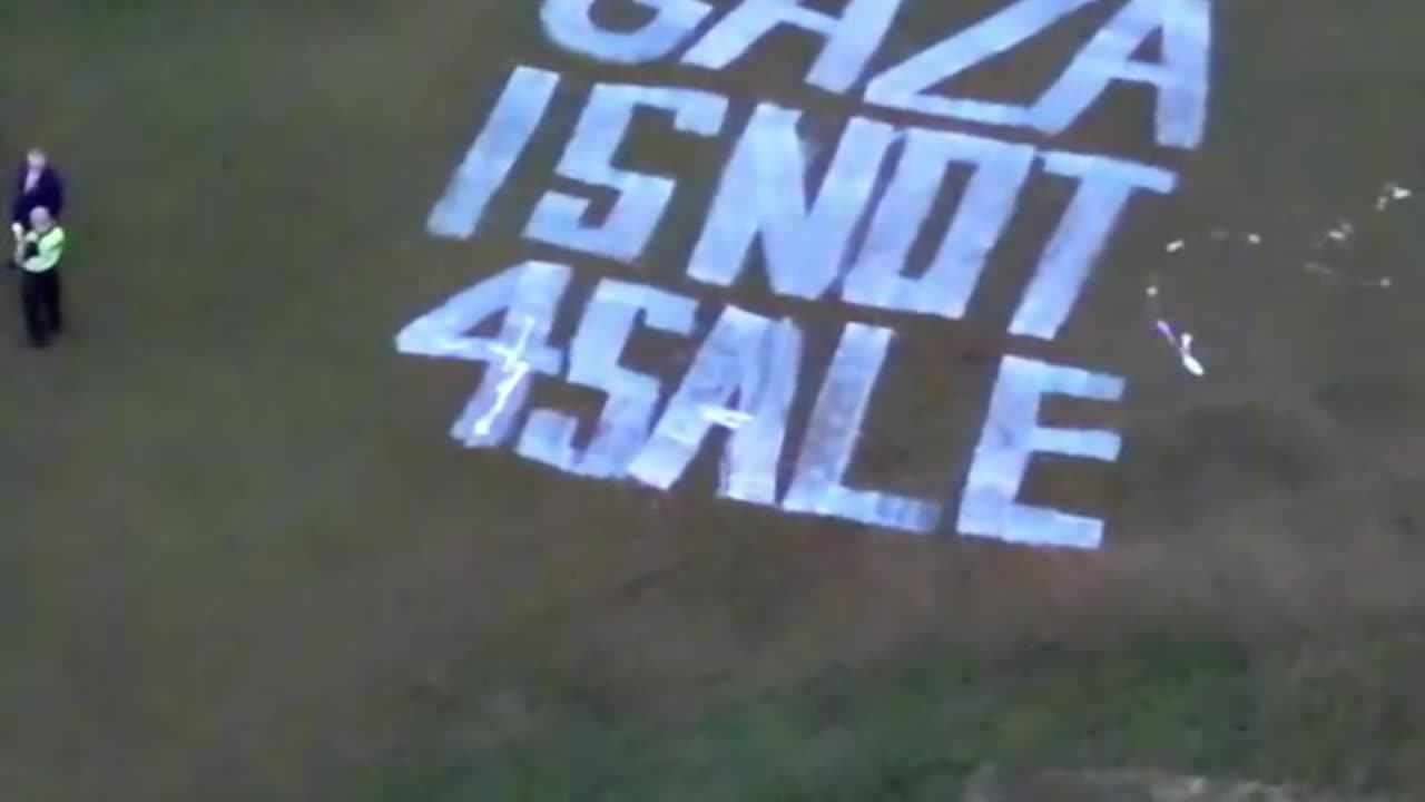 "GAZA IS NOT FOR SALE"