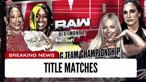 Two New Title Matches Announced For Raw