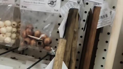 Woman Not Impressed With Craft Store Dowel