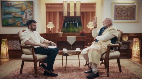 Podcast with modi ji