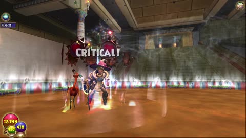 Wizard101 budget doing allot of the arena and doing other stuff i guess