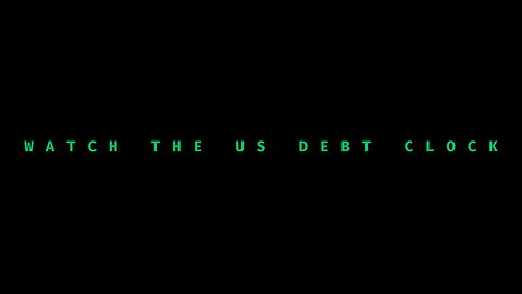 LIVE: USA Debt Clock – Trillions in Real-Time! ⏰💰