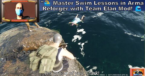 "🏊‍♂️ Master Swim Lessons in Arma Reforger with Team Elan Mod! 🌊