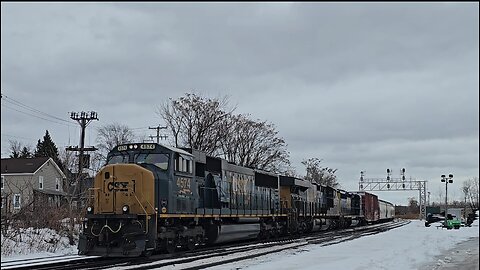 Syracuse Terminal Sub, CP286 & MP282. Two CSX-T Manifests & Some other things :)