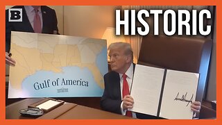 "Even Bigger than the Super Bowl" Trump Signs Proclamation Creating Gulf of America Day