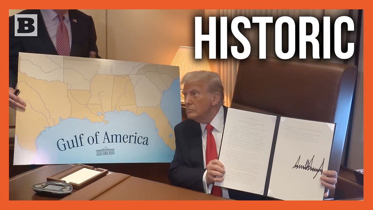 "Even Bigger than the Super Bowl" Trump Signs Proclamation Creating Gulf of America Day