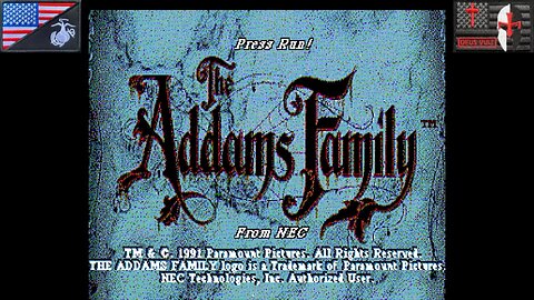 The Addams Family (TurboGrafx CD - Attract Mode) [NA Only]