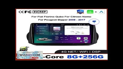 Android Auto For Fiat Fiorino Qubo For Citroen Nemo For Peugeot Bipper Review