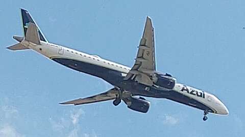 Embraer 195 E2 PS-AEE coming from Recife to Fortaleza