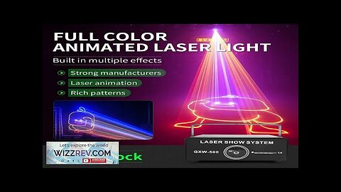 High Quality RGB Laser Light 3D Scan Stage Animation Laser Lights DJ Review