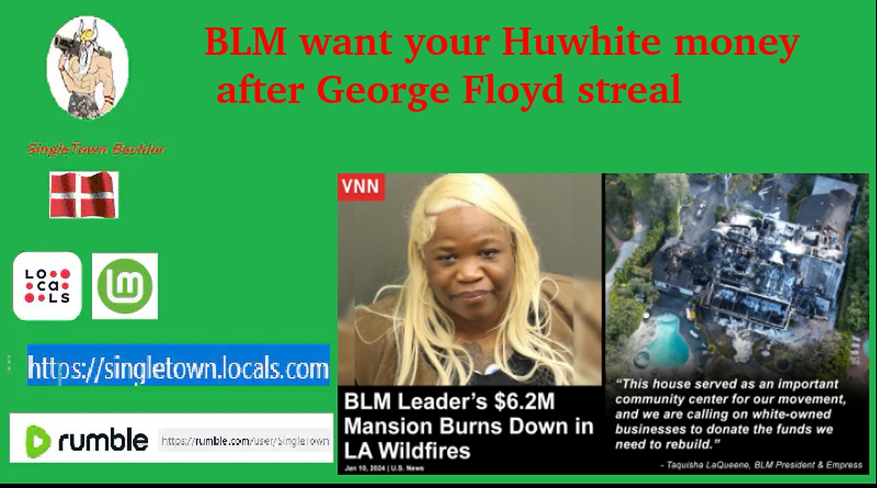 BLM want your Huwhite money after George Floyd streal